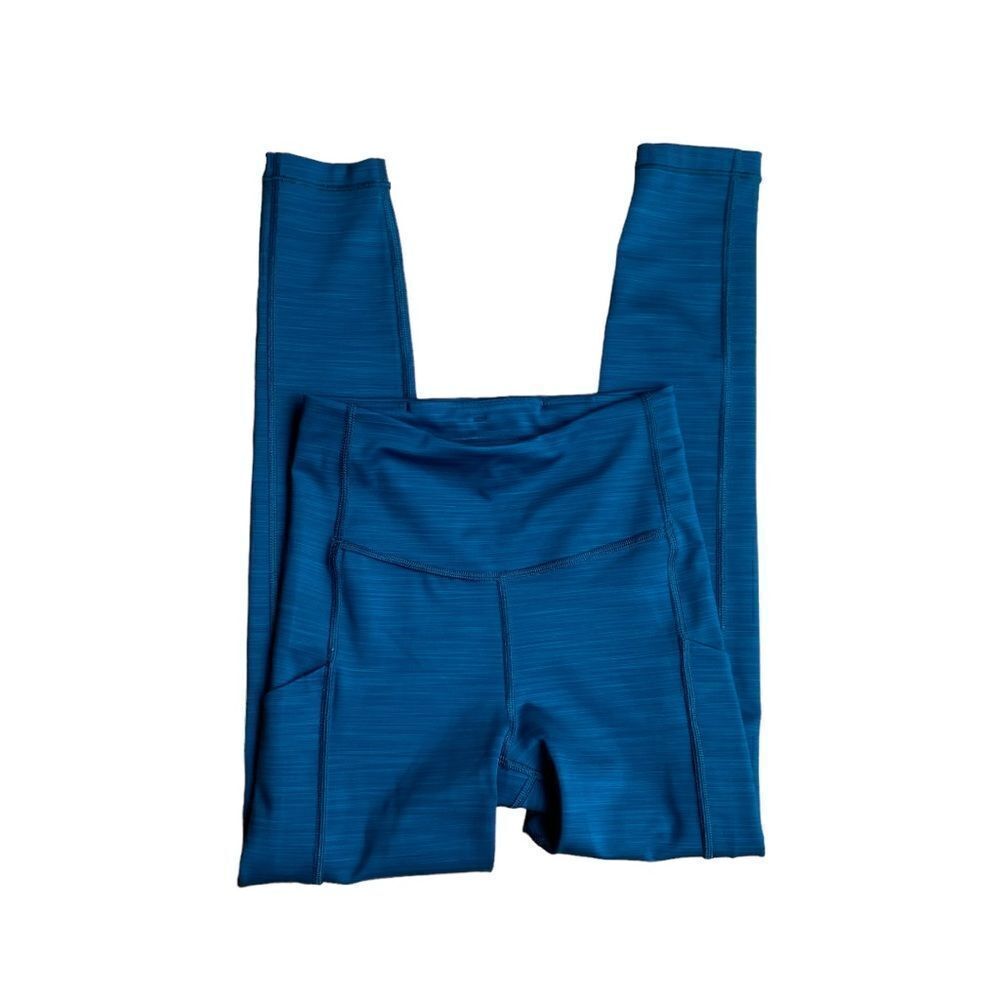 Athleta Teal Leggings Size XXS Ultimate Stash Pockets 7/8 Tights